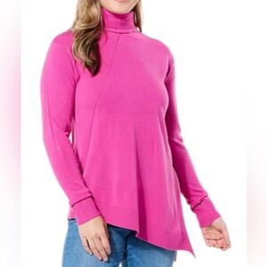 NWT Pink Turtleneck Tunic Sweater